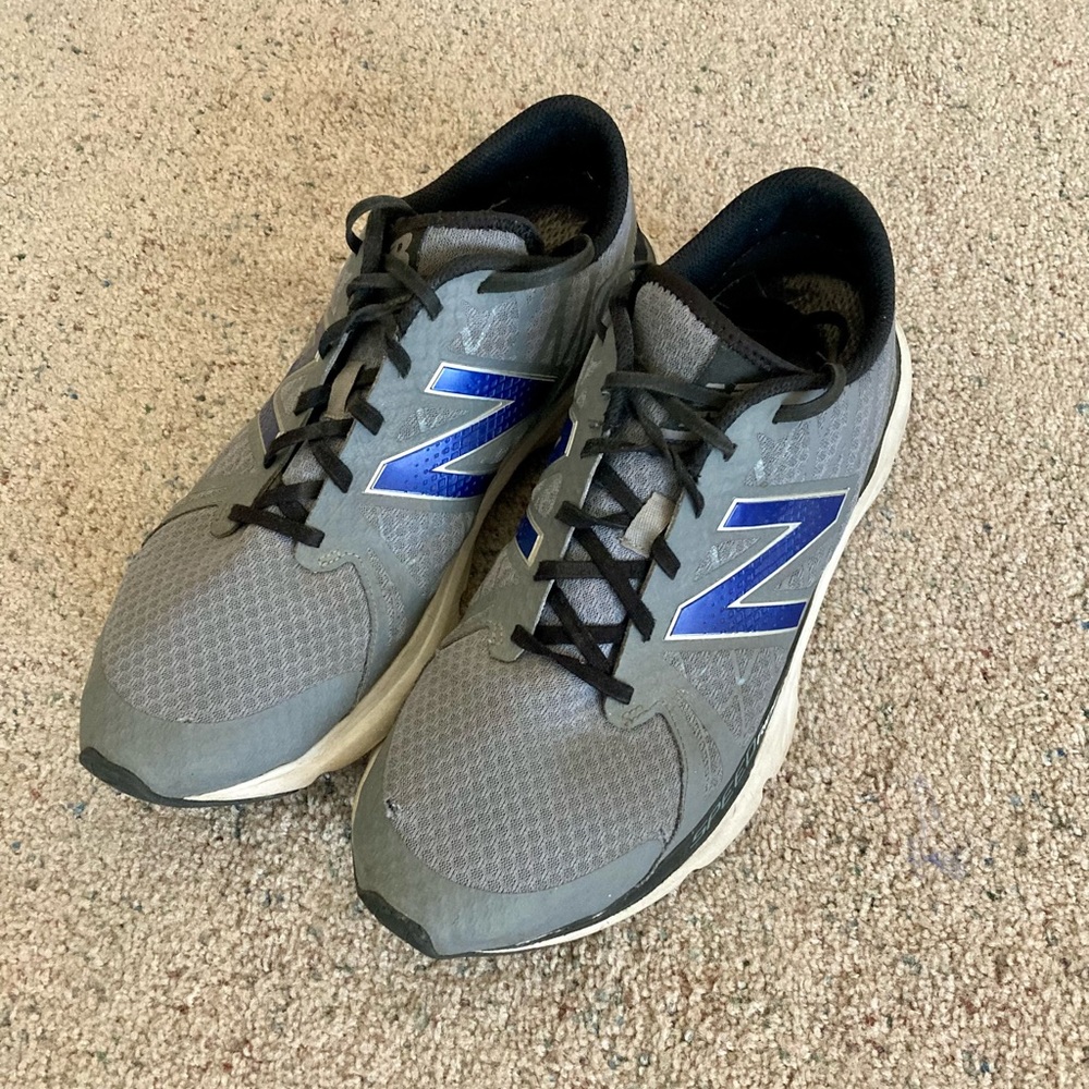 NEW BALANCE Speed Ride Sneakers Gray and Blue Size 11.5